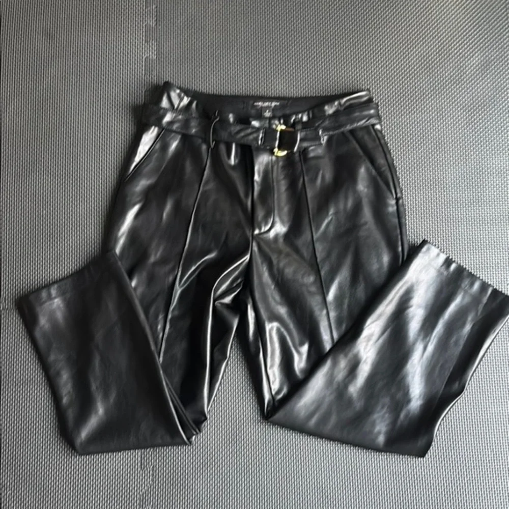 Marc New York Black Leather Pants